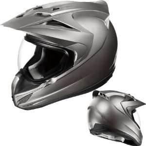  Icon Variant Solid Dual Sport Helmet XX Large  Metallic 