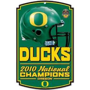  NCAA Oregon Ducks 2010 BCS National Champions Green 11 x 