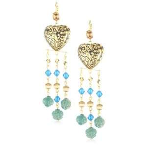    TARINA TARANTINO Topkapi Desert Heart Charm Earrings Jewelry