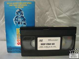 Deepstar Six VHS Taruean Blacque, Nancy Everhard  