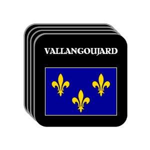  Ile de France   VALLANGOUJARD Set of 4 Mini Mousepad 