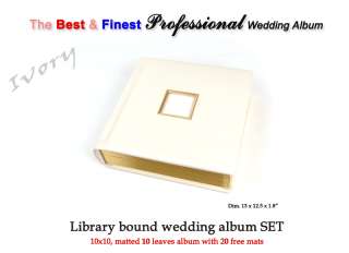 VeniceProfessional wedding album (10x10, 10L, Ivory)  