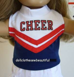 DOLL CLOTHES fits American Girl Cheerleader Set GO USA  
