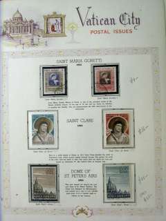 Vatican City POWERFUL Collection On Pages, US$830  
