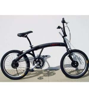 Aluminum 20 Frame BMX Flat Black Bike Toys & Games