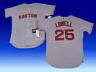 MIKE LOWELL RED SOX Authentic Road Jersey GREY 52