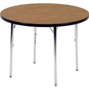   Thick Laminate Top, Adjustable Legs All Chrome (Virco 4836RCHRM