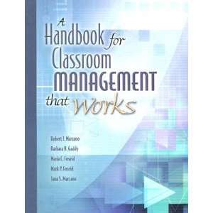  Handbook for Classroom Management That Works Gady,Fosed 