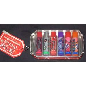  Coca Cola Smackers 6 pack Lip Balm in Collectible Tin 