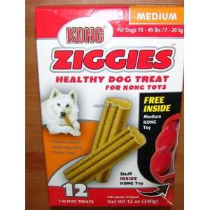   Ziggies Treats Medium with Free Kong for Dogs 15 45lbs