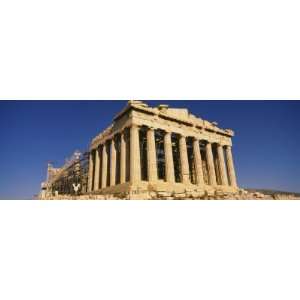  View of the Ruins of a Temple, Parthenon, Athens, Greece 