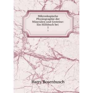   Mineralen und Gesteine Ein Hilfsbuch bei . 1 Harry Rosenbusch Books