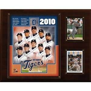  MLB Detroit Tigers 2010 Team Plaque