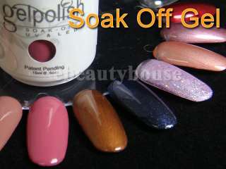 15 ml Nail Art Soak Off Glitter Color UV Gel Polish UV Lamp #631 