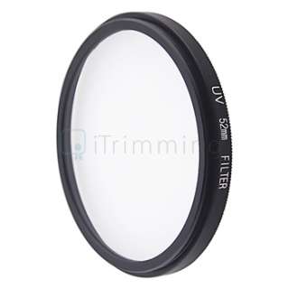 Lens Cap+Hood+UV Filter For 52mm Nikon D3100 18 55mm  