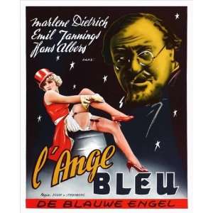  Blue Angel (1930) 27 x 40 Movie Poster Belgian Style E 