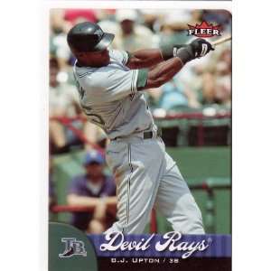  2007 Fleer 37 B.J Upton Tampa Bay Devil Rays (Baseball 