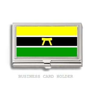  Ashanti Asante Ghana Flag Business Card Holder Case 