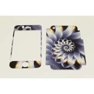  iPhone 3G/3GS Skin Decal Sticker   Flower like Spirals 