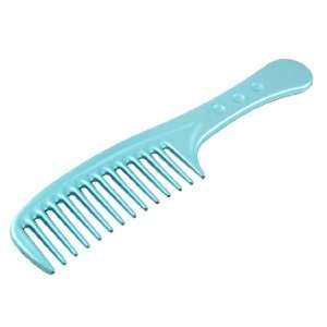   Travel Portable Wide toothed Sky Blue Plastic Comb for Lady Beauty