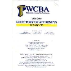   of Attorneys Deskbook: Westchester County Bar Association: Books