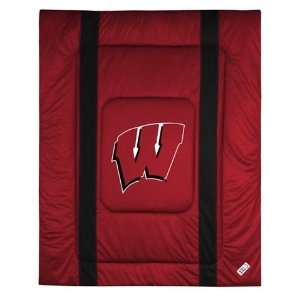  University of Wisconsin Badgers Sideline Bedding Comforter 