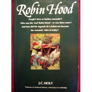 Robin Hood J. C. Holt  Books