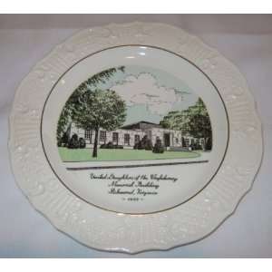  Collectors Plate United Daughters of the Confederacy 