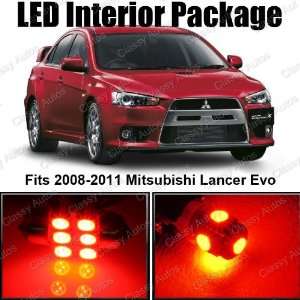   LED Lights Interior Package Deal Lancer Evo X (6 Pieces): Automotive