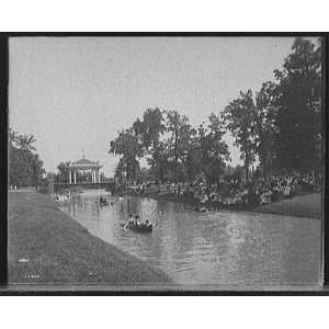  Main canal,band stand,Belle Isle Park,Detroit,Mich.