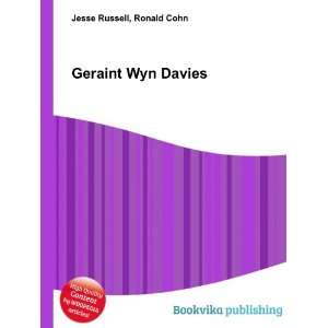  Geraint Wyn Davies Ronald Cohn Jesse Russell Books