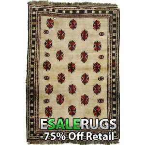  4 2 x 6 3 Art Deco Hand Knotted Oriental rug
