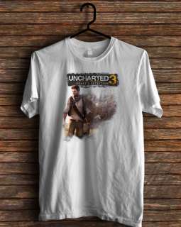 new uncharted 3 drake deception ps3 playstation t shirt  