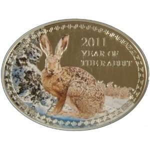 Niue 2011 1$ Lunar Calendar year of the Rabbit 28,28g Silver Coin 
