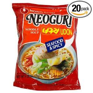 Nong Shim Neoguri Udon Instant Noodles, 4.23 Ounce Packages (Pack of 