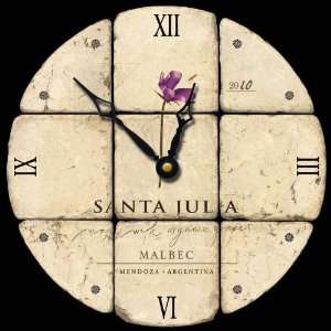  Santa Julia Italian Glass Wall Clock