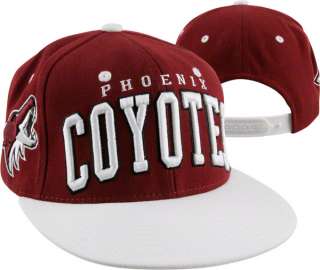 Phoenix Coyotes Maroon Super Star Snapback Hat  