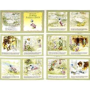  Jemima Puddle Duck Book Panel Arts, Crafts & Sewing