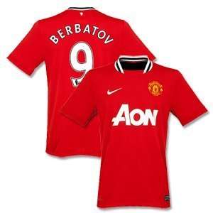  11 12 Man Utd Home Jersey + Berbatov 9