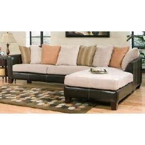  Coaster Two Tone Sectional with Seat Cushions Coaster 