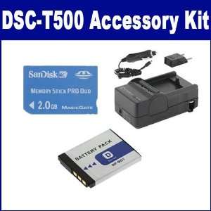  Sony DSC T500 Digital Camera Accessory Kit includes SDM 