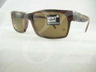 MONT BLANC MB 215 BROWN HORN Sunglasses MB215 U96  
