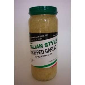 Enrico Formellas Chopped Garlic in Soybean Oil   16 oz jar  