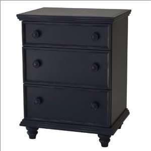  Night Stand John Boyd Designs Night Stand with 3 Drawers 
