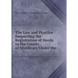  of deeds in the county of Middlesex under the Middlesex deeds 