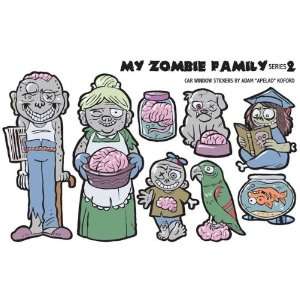  My Zombie Family   Family Car Stickers Series 2 