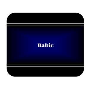  Personalized Name Gift   Babic Mouse Pad 