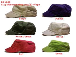Lot Military Army Cadet Vintage Style Hats Cap  