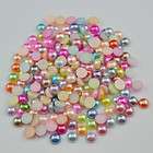 200 pc mixed color Flat Back pearls for DIY Please pick your size