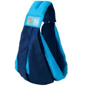  Baba Slings 2 Tone Baby Carrier, Navy/Turquoise Baby